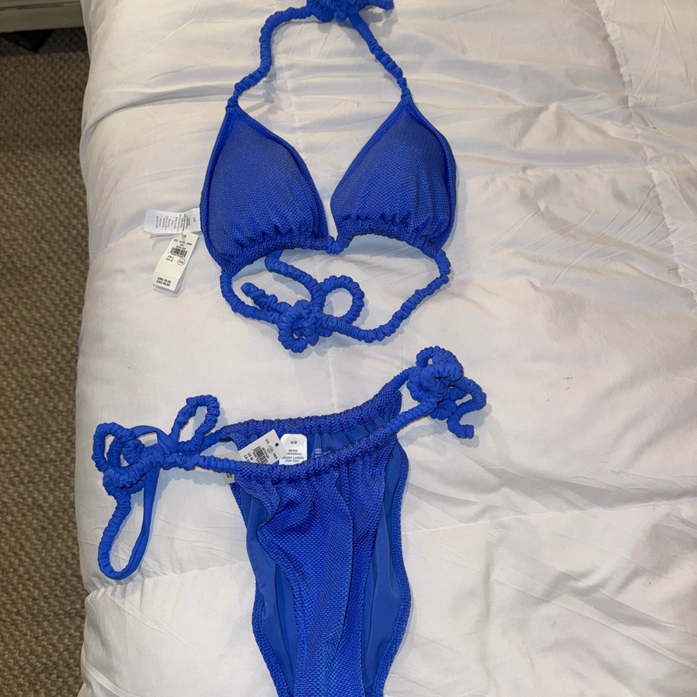 Vibrant Blue Bikini Set